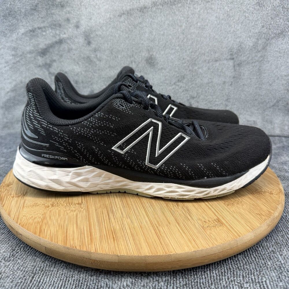New Balance FreshFoam 880v10 Shoes Mens Size 10 Black Sneakers No Insoles